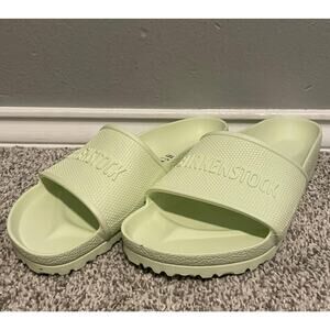 Birkenstock Slide Sandals Womens US 9 EU 40 Green EVA Waterproof Pool Shoes